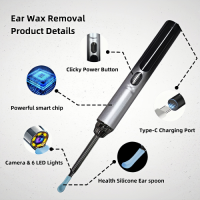 Ear Canal Cleaner with 1080P Camera