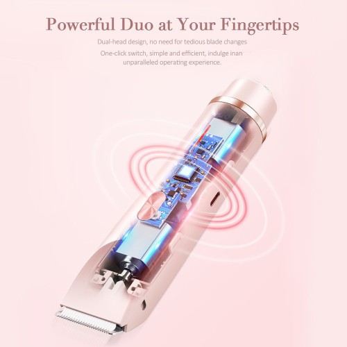 Razor for Women, Easy to Charge, Bikini Shaver, PortableTrimmer, New Glow Brush Hair Cutting Machines