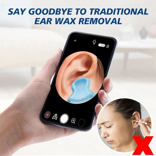 Ear Wax Removal Tool Camera, 1080P HD Ear Camera & 6 LED Lights, Easy and Safe Ear Cleaner for Kids & Adults