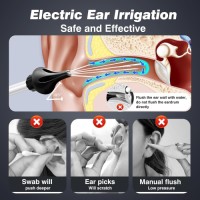 ElectricEar Cleaner, Ear Cleaning Kit with 5 Pressure Modes, Safeand Effective Ear Cleaning Tool, Ear irrigation Flushi