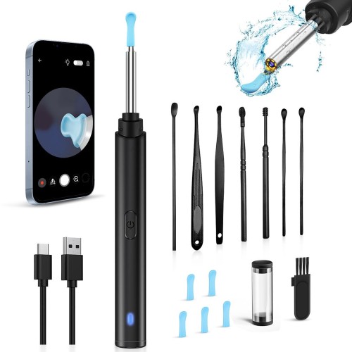 Ear Wax Removal Tool Camera, 1080P HD Ear Camera & 6 LED Lights, Easy and Safe Ear Cleaner for Kids & Adults