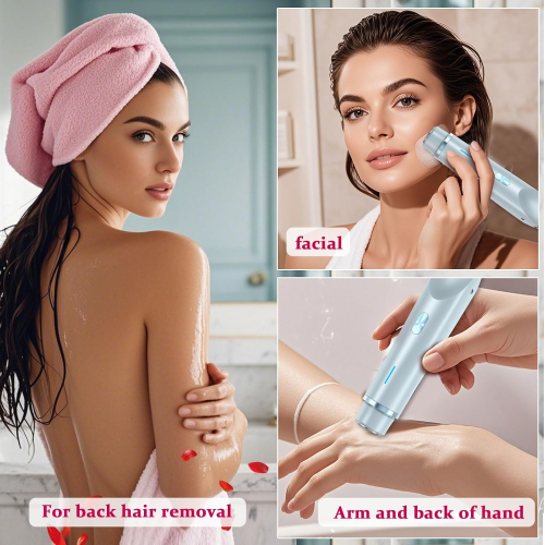 Razor for Women, Easy to Charge, Bikini Shaver, PortableTrimmer, New Glow Brush Hair Cutting Machines