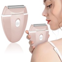 Electric Shaver Women,Smooth & Silky On the Go ShaverWet/Dry Razor with Hypoallergenic Foil, with 2 Replacement Blades