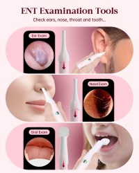 Ear Wax Removal Tool,Earsight Plus l35R Ear WaxRemoval Tool Camera, Ear Cleaner with Flexible Ear CameraOtoscope