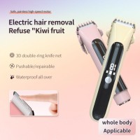 2 in 1 Women Electric Shaver Dual Head Bikini Trimmer for Women IPX7 Waterproof Wet & Dry Use Body Hair Trimmer and Fac
