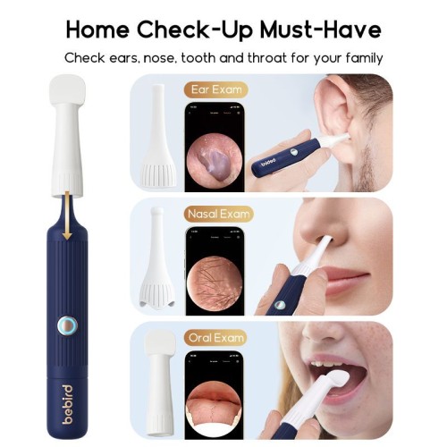 Earsight Plus Ear Wax Removal Tool Camera, FSA HSA Eligible Items, Ear Cleaner with Flexible Ear Camera Otoscope