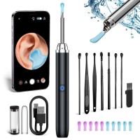 Ear Wax Removal - 3 in 1 Wireless WiFi Rechargeable Ear Cleaner, 1080P HD Camera Lens & 7 Pcs Ear Set, Ear Cleaning Kit