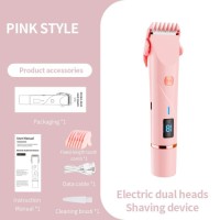 2 in 1 Women Electric Shaver Dual Head Bikini Trimmer for Women IPX7 Waterproof Wet & Dry Use Body Hair Trimmer